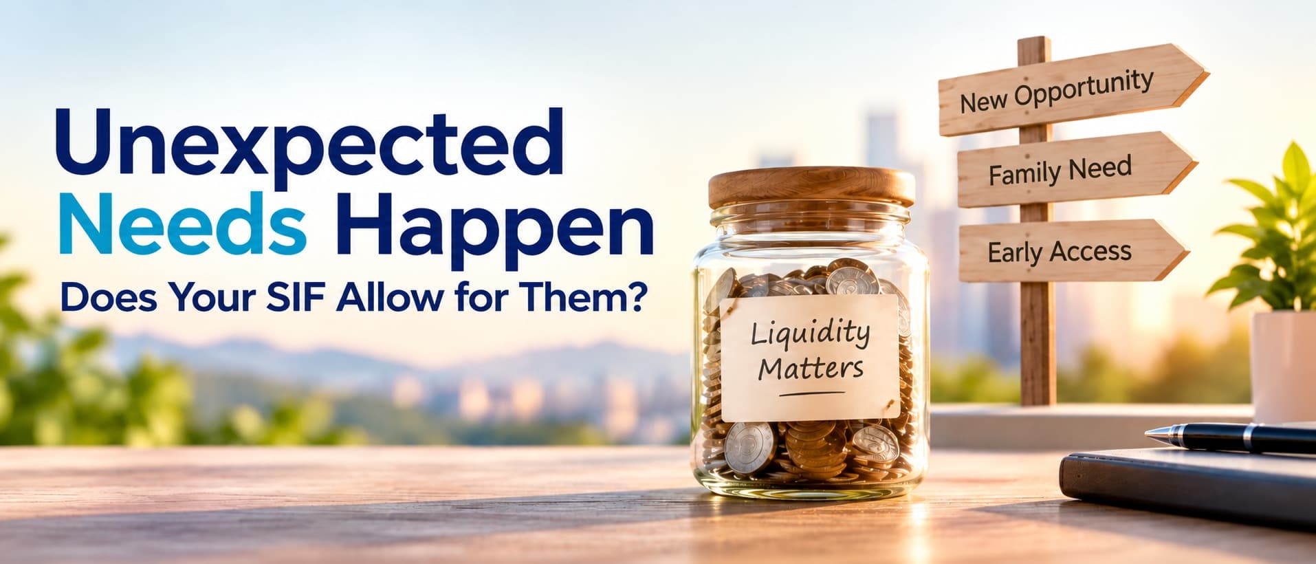 What If You Suddenly Need the Money?